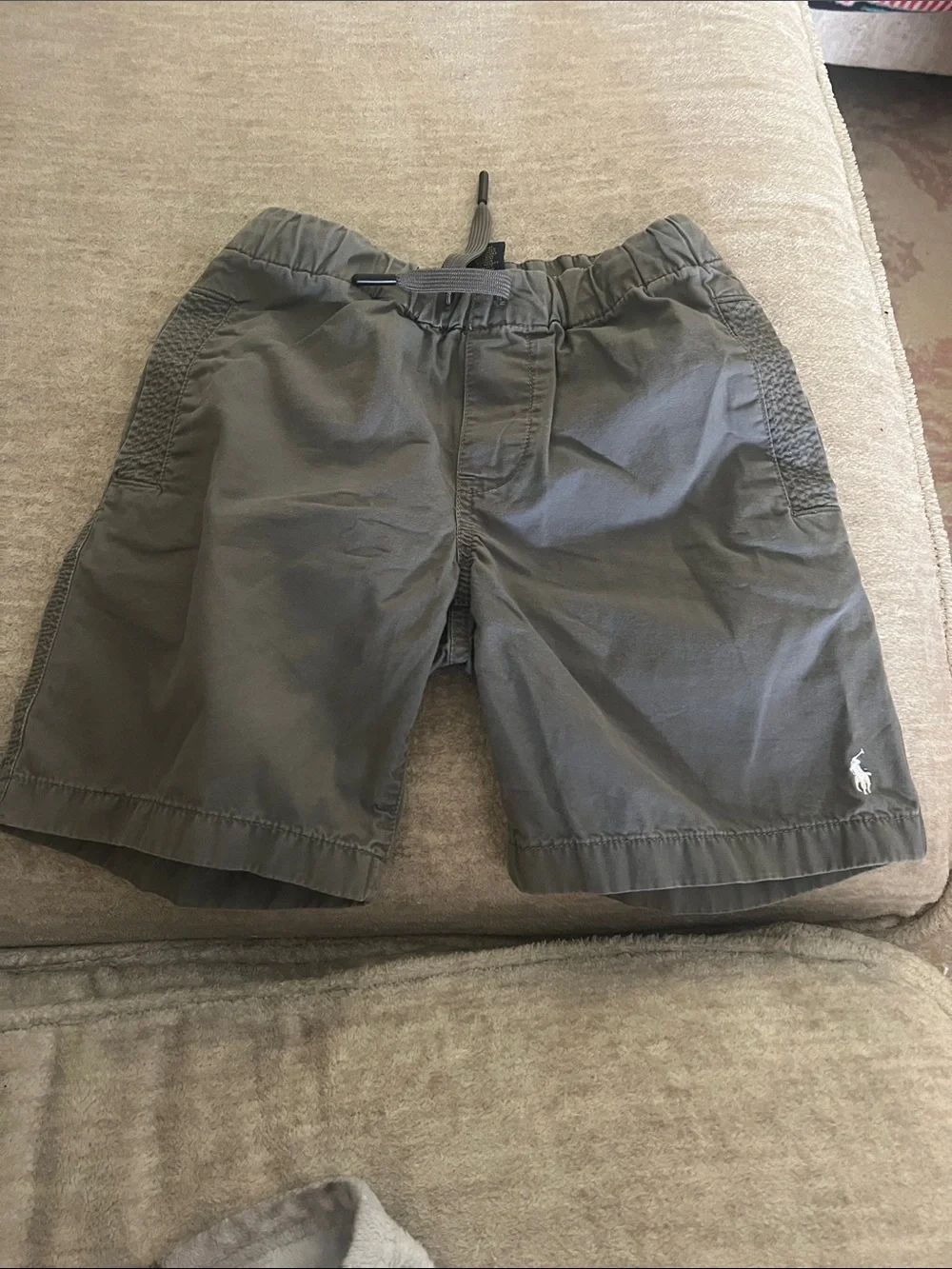 Ralph Lauren Olive Drawstring Athletic Shorts